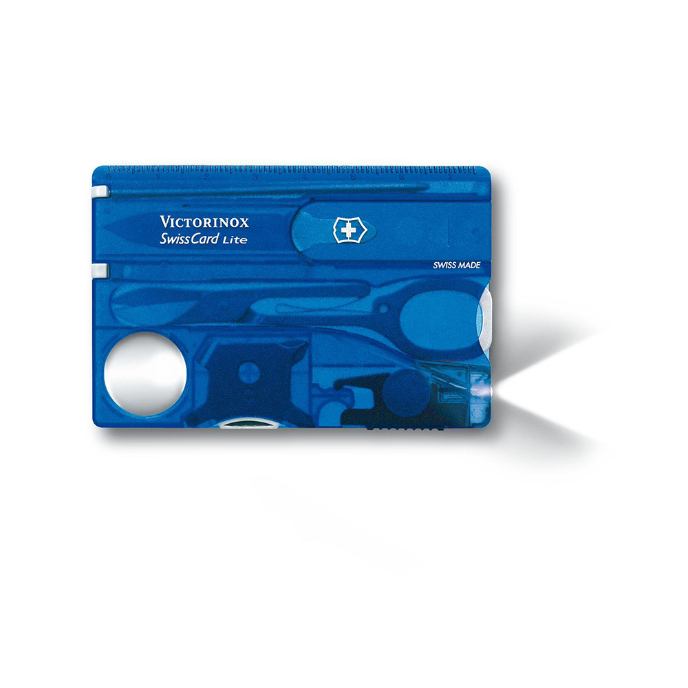 SWISSCARD LITE VICTORINOX AZUL TRANSL 